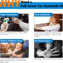 Front Windshield Sun Shade Compatible with Chevrolet Tahoe 2021-2025 Custom Fit Update Foldable Window Sunshade Auto Heat Shield Protector Block UV Rays Keep Your Car Cooler