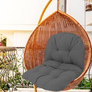 Outdoor  Chair Cushion, Waterproof Chair Replacement Cushion,U-Shaped Cushions with Headrest for Outdoor Furniture 45x28x5 Inches (Gray)