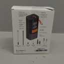 Tire Inflator Portable Air Compressor, 15000mAh and 150PSI Car Tire Pump with Pressure Display for Cars, Motorcycles, Bicycles, Ball Bikes with Pressure Gauge, Dual-Use Type (Black)