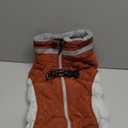 Lelepet Dog Coat Warm Dog Winter Coat Waterproof Dogs Jacket with Harness Built in Reflective Pet Fleece Vest Zip-Up Cold Weather Coats for Large Dogs Turtleneck & Windproof Coats Boston Terrier Brown L