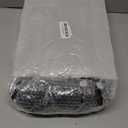 ESHATO 100 Pack 2ML Glass Sample Vial, Liquid Sampling Small Glass Bottle with Black Plastic Screw Caps,Leakproof,Light Weight and Corrosion Resistance(Brown)