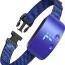 NBJU Bark Collar for Dogs,Rechargeable Anti Barking Training Collar with 7 Adjustable Sensitivity and Intensity Beep Vibration for Small Medium Large Dogs(Dark Blue)