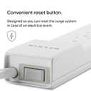 Belkin 6-Outlet Surge Protector Power Strip, UL-listed w/ 6 AC Outlets & 10ft/3M Cord, Overload and Overvoltage Protection for Personal Electronics, Small Appliances, & More - 720 Joules of Protection