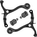 Front Lower Control Arms w/Ball Joints Replacement Suspension Kit for Acura TSX 2009-2014, Fit for Honda Accord 2008-2012, Driver & Passenger Side, K641112, K641113, K500081 (4PCS)