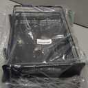 Delamu 2 Pack Metal Bathroom Organizers and Storage, 2 Tier Pull Out Under Sink Organizer for Kitchen Bathroom, Adjustable Under Sink Shelf for Multipurpose Cabinet Organizer, Black