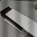 Meangood Floating Shelves Wall Mounted Set of 2, Rustic Wood Wall Storage Shelves for Bedroom,Living Room,Bathroom, Kitchen Rustic Brown