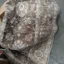 9x12 Area Rugs Washable: Oriental Soft Area Rug for Living Room Bedroom No Shedding - Low Pile Thin Carpet Rug for Dining Room Non Slip - Boho Vintage Rug for Home Decor - Antique Teal