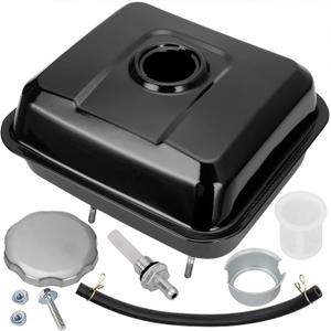 FVRITO Gas Fuel Tank Kit Compatible with GX140 GX160 GX200 Hemi Predator 212cc 196cc 6.5HP Clone Engine Coleman CT200U BT200X KT196 Massimo Baja Warrior Heat MB200 Mini Bike Go Kart Replacement Parts