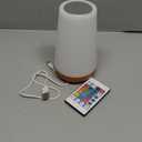 Table Lamp Touch Night Light - Portable Sensor Remote Control Bedside Lamps with Quick Rechargeable USB Dimmable Warm White Light 13 Colors RGB Table Lamp for Bedroom Living Room Office Hallways