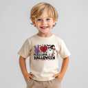 Toddler Halloween Shirts for Boys Kids Girls, Cute Spooky Pumpkins Ghosts Bats Witches and Monsters Halloween T Shirt: 2-6T (Yellow)