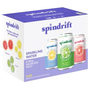 Ingredient List: Spindrift Unsweetened Lemon, Lime, Grapefruit Sparkling Water & Real Squeezed Fruit