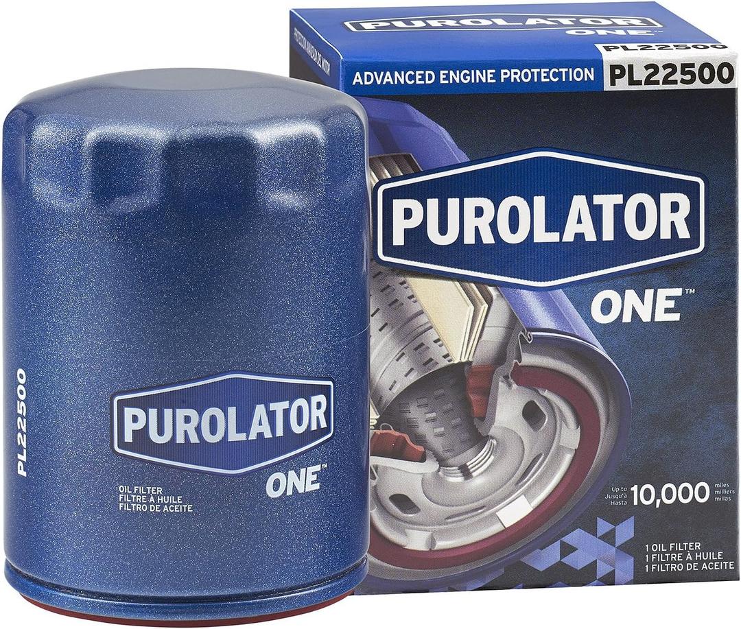 Purolator PL22500 PurolatorONE Advanced Engine Protection Spin On Oil Filter Compatible With Ford F-150, Explorer, Edge, Chevrolet Silverado 1500, Traverse, Tahoe, GMC Acadia, Sierra 1500 and Yukon
