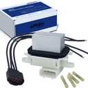 AITKEN HVAC Blower Motor Resistor Compatible with Ford F150 2009-2014, Explorer Expedition Escape Mustang Taurus MKS MKT Navigator (BL3Z-19E624-A, with Connector Harness)