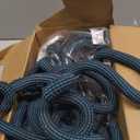 Flexi Hose Expandable Garden Hose with 8 Function Nozzle, 100FT  Lightweight Retractable Garden Hose, Water Hose  NoKink Flexibility, 3/4 Inch Solid Brass Fittings and Double Latex Core