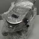 HIBREW Espresso Machine 20 Bar, Semi-Automatic Cappuccino Maker with Milk Frother for Latte Art, Adjustable Temperature & Water Volume, with Display, Pressure Gauge & Stainless Steel Body (Silver)