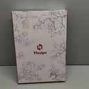 Hasipu 10-inch Lighted Makeup Mirror with Magnification, Rechargeable 3000 mAh Vanity Mirror with Lights, Desk Mirror with Dimmable Brightness, 3 Lighting Modes, Height Adjustment, Black (5"L x 18"W)