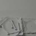 2 Set 3-Tier White Dessert Cake Stand, Plastic Pastry Stand Small Cupcake Stand Cookie Tray Rack Candy Buffet Set Up Fruit Plate and Trays for Wedding Home Birthday Party Decor Serving Platter