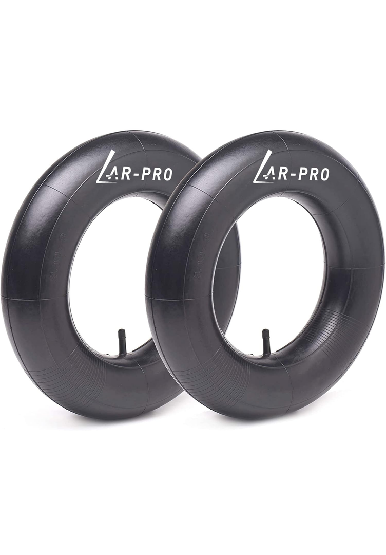 AR-PRO 4.80/4.00-8" Heavy Duty Replacement Inner Tube with TR-13 Straight Valve Stem (2-Pack) - for Wheelbarrows, Mowers, Hand Trucks and More