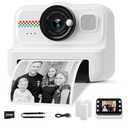 Kids Instant Print Camera, 1080P HD Kids Camera Instant Print with 3 Rolls Print Paper & 32GB Card, Ideal Kid Toys Gifts for Boys & Girls Age 3-14 (Black