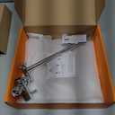 10 inch Rainfall Shower Head Combo Stainless Steel, THE FIRST WATERFALL mode, 10 Inch Rain Shower Head with Handheld 6 Spray Modes High Pressure, Overhead Shower Adjustable Extension Arm,Chrome (Silver)