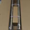 Warm Gold Curtain Rods for Windows,  Adjustable Length Heavy Duty 1" Diameter Brass Bronze Long Window Curtain Rod with Solid Metal Finials for Outdoor Farmhouse Bedroom Living Room, Warm Gold, 16"-150"|1 Pack