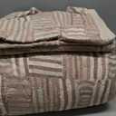 Jungalow Abrazo 3-Piece Quilt Set, Lightweight Coverlet Set, Quilted Bedding Set with Shams for All Seasons, Full Queen Size, Taupe