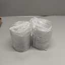 [100 Count] Crystal Clear PET Plastic Flat lids With Straw Slot Fits 14, 16, 20, & 24 oz Cups for Iced Coffee, Milkshake, Slurpee, Ice cream, Razzle, Slush, Smoothy, Party's