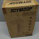 JOYMOOP Mop and Bucket Set with Wringer, Flat Mops for Floor Cleaning, Wall Mop Cleaner with Long Handle, Hardwood Floor Mop with 4 Microfiber Pads