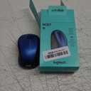 Logitech M317 Wireless Mouse, 2.4 GHz with USB Receiver, 1000 DPI Optical Tracking, 12 Month Battery, Compatible with PC, Mac, Laptop, Chromebook - Blue