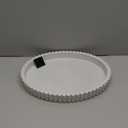 Cathyeen Oval Tray for Coffee Table Decor, 13" Concrete Coffee Table Trays, Table Centerpieces Decorative Tray for Home Decor, Modern Decorative Centerpiece Trays, Granite (13" x 9.5" x 1.5")