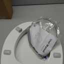 KOHLER 25876-0 Hyten 3" Height, Elevated Soft Close Round Toilet Seat, Contoured Seat with Grip-Tight Bumpers, Quick-Attach Hardware, White