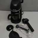 SOWTECH Coffee Machine, 3.5 Bar Espresso Cappuccino Machine with Milk Frother, 1-4 Cup Portable Coffee Maker for Latte, Cappuccino, 800W, White