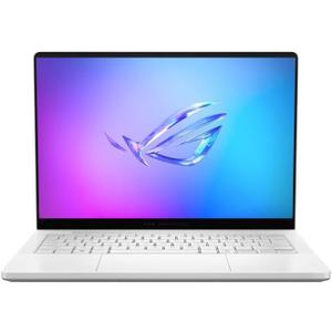 ASUS ROG Zephyrus G14 Latest (2025) 14" 3K OLED 120Hz Gaming Laptop Copilot+ PC AMD Ryzen AI 9 HX 370 NVIDIA RTX 5070 Ti 12GB 32GB LPDDR5X RAM 1TB SSD RGB KB Windows 11 Platinum White