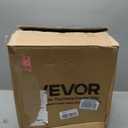 VEVOR Ingredient Storage Bin, 2 x 15L Dispenser Bin with 2 Measuring Cups, Attachable Casters and Airtight Lid, 2 Pcs/Set Dog Pet Food Storage Container, PP Material Kitchen Rice Cereal Flour Bin