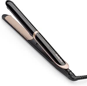 BaByliss Super Smooth Hair Straightener - Ionic Anti-Frizz Technology, Heat Resistant Mat, Ceramic Plates for Perfect Straightening, Ultra-Fast Heating, Temperatures 140-235°C, ST393E