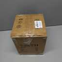 JAZAVA 8 Inch Modern Farmhouse Pendant for Kitchen Island, Adjustable Height Hanging Fixture with Hammered Glass, Brushed Nickel, Dining Room Entryway  PL101HBNL