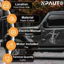 NPAUTO Front Left Driver Side Power Window Regulator with Motor Replacement for 03-08 Toyota Corolla 2003 2004 2005 2006 2007 2008, 741-505