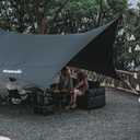 BLACKDOG 2-Person Inflatable Camping Sofa with Built-in Rechargeable Pump, 660lbs Heavy Duty Air Couch, Portable 300D Oxford Fabric Blow Up Loveseat for Outdoors, Backyard, Beach & Indoor Lounge, Full