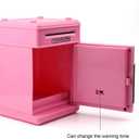 Piggy Bank, Toys for Girls Ages 5-7, 8-10, Electronic ATM Password Cash Coin Can Auto Scroll Paper Money Saving Box Toys for 6 7 8 9 10 11 12 Year Old Girl Christmas Birthday Gifts (Pink)