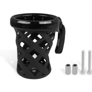 CHIFUN Motorcycle Drink Cup Holder Black Handlebar Mount Cup Replacement for Honda Goldwing 1800 GL1800 F6B 2001-2023 (138MM/5.4" Height)