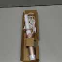 Conair Double Ceramic 1 -Inch Curling Iron, 1 -Inch Barrel Creates Soft Waves & Curls, Hair Curler for Use on Medium & Long Hair, White/Rose Gold