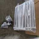 Regalo Safety 56"-130" Super Wide Baby Gate & Play Yard, 2-in-1 Adjustable Safety Gate for Doorways & Bottom of Stairs, Wall Mounted Room Divider, Includes Wall Mount Kit (130"W x 28"H, White)