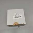 OverNews 2oz Amber Glass Jar Travel Size, 4PCS Empty Cosmetic Lotion Container with Black Lid & Spatula, Small Mini Jar for Beauty