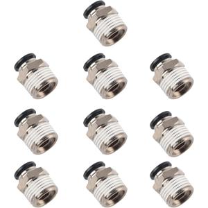 Jonlaki HighPerformance Externally Pneumatic Quick Plug Connector with Superior Sealing and Brass Construction (10-04)