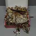 Trgowaul 21st Birthday Decorations for her, Champagne Gold Happy 21st Birthday Supplies for Girls, 21 Sash and Crown, Banner, Fringe Curtains, Cake Topper, 21 Year Old Party Supplies Set