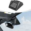 RAZPOY Inner Rearview Mirror Base Cover Trim Compatible with 2021-2023 Ford Bronco Carbon Fiber Interior Accessories
