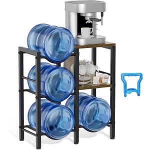 Heavy Duty 5 Gallon Water Jug Holder, Suitable for Homes, Offices, and Garages-Water Storage and Organization, Rust-Proof, Slip-Resistant, and Anti-Drop