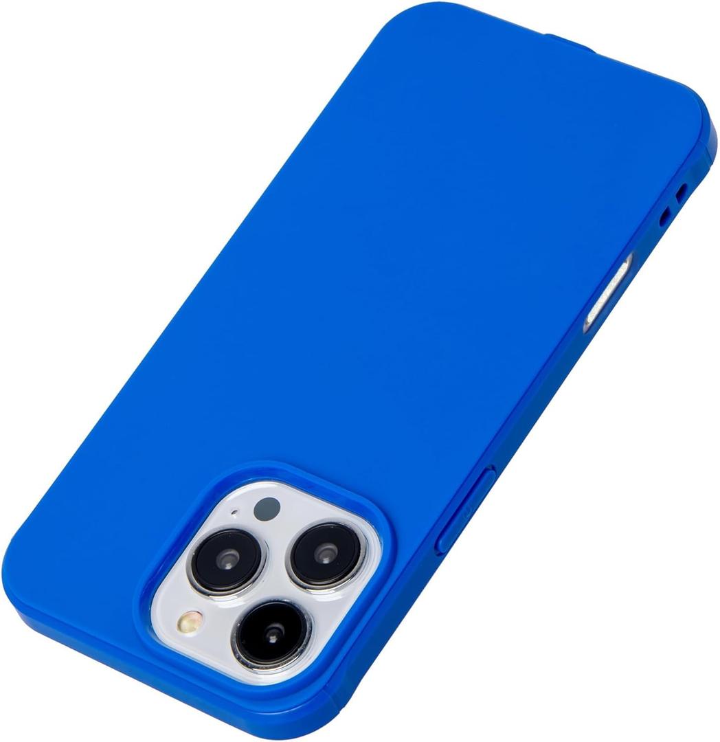 for iPhone 16 Pro Max, Shockproof Phone Case Compatible with Apple, Matte Solid Color Slim Fit Cover, DustProof Plastic Non Silicone 6.9" Screen 2024 Bright Royal - Blue
