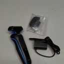 Braun Electric Shaver for Men, Series 5 5118s, Waterproof, Wet & Dry Shave, Turbo Shaving Mode, Foil Shaver with Precision Trimmer, Battery Powered, 50 Minute Battery Runtime (4 Piece Set, Blue)