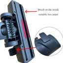 Vacuum Cleaner Universal Vacuum Cleaner Floor Brush Head Two Functions Choose (On Floor&Carpet) Replacement for Universal Vacuum Cleaner 1 1/4" 32mm